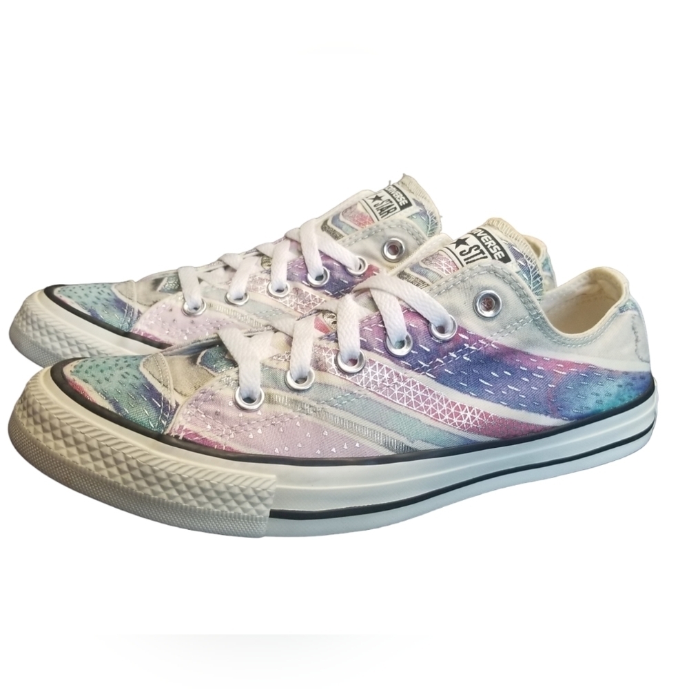 WATER color low top converse